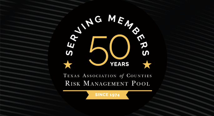 TAC Risk Management Pool Serving Members for 50 Years award